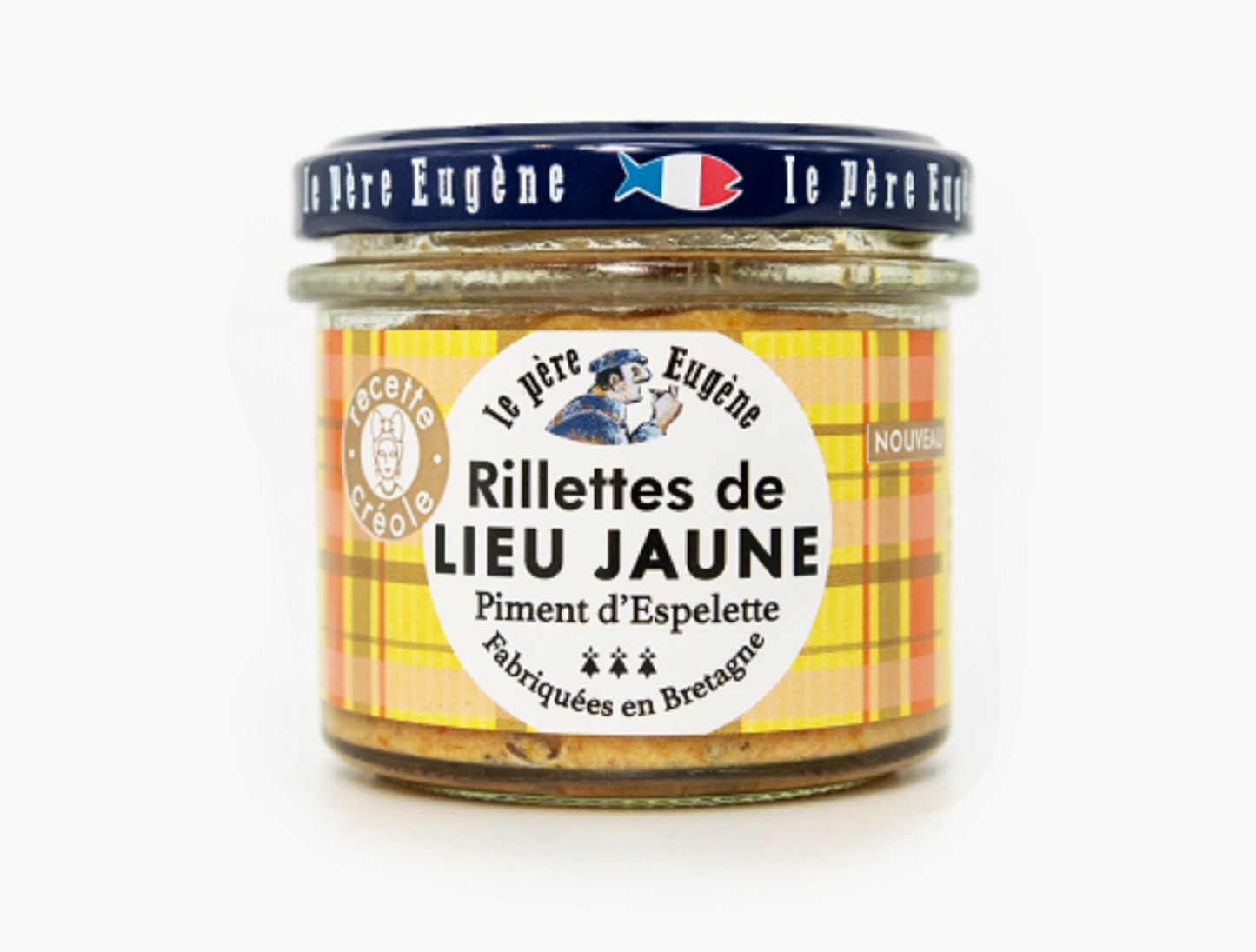 Rillettes de lieu jaune au Piment d’Espelette (90g)