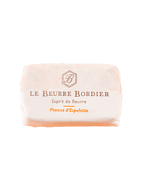 Beurre Bordier au Piment d'Espelette - 125g