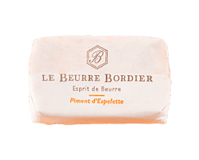Beurre Bordier au Piment d'Espelette - 125g